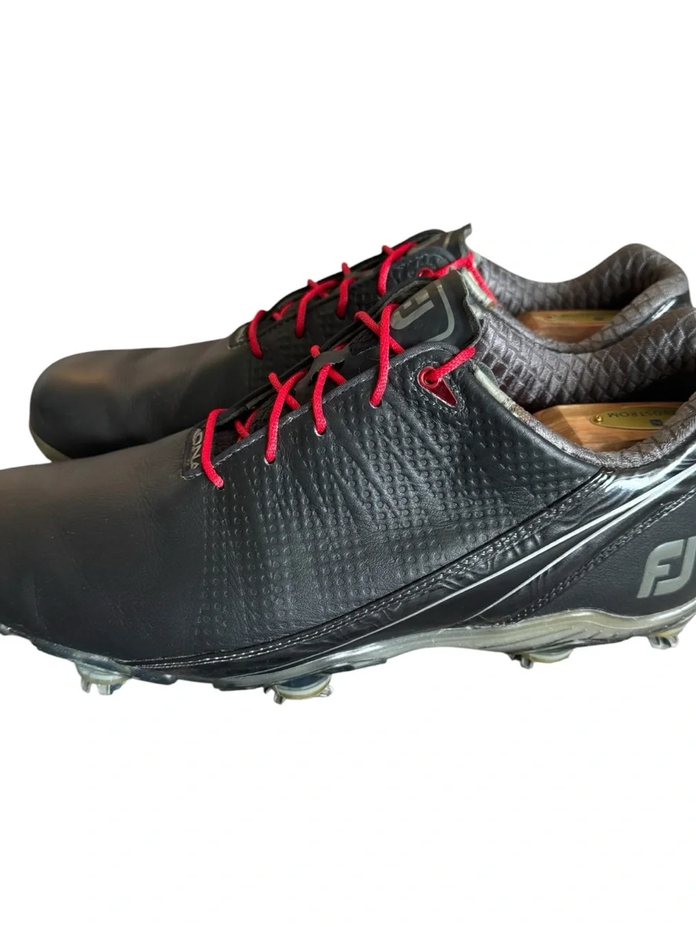 Mens footjoy DNA 2.0 black/red super comfortable size 10.5 golf shoes